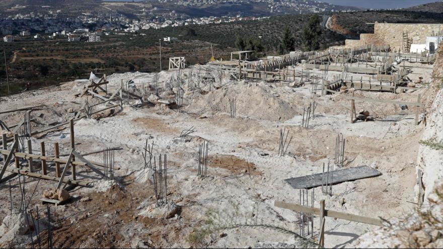 Una visión general del asentamiento de Amichai, en Cisjordania, 7 de septiembre de 2018. (Foto: AFP)