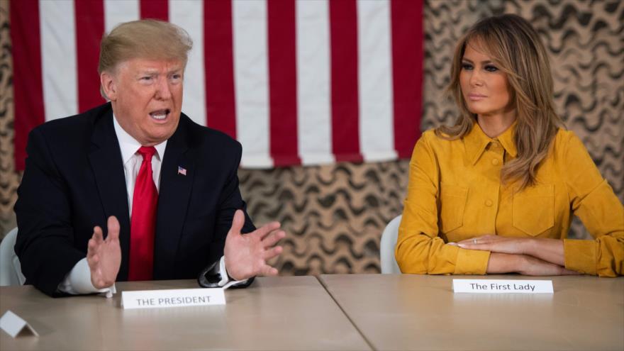 Vídeo: Trump se quejó por tener que viajar en secreto a Irak 