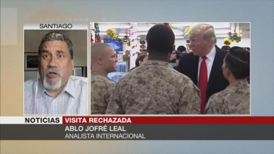 Jofré Leal: Viaje de Trump a Irak apoya intestabilidad en la región