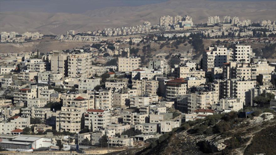 Una visión general del asentamiento israelí Maale Adumim, en ocupada Cisjordania, 27 de septiembre de 2017. (Foto: AFP)