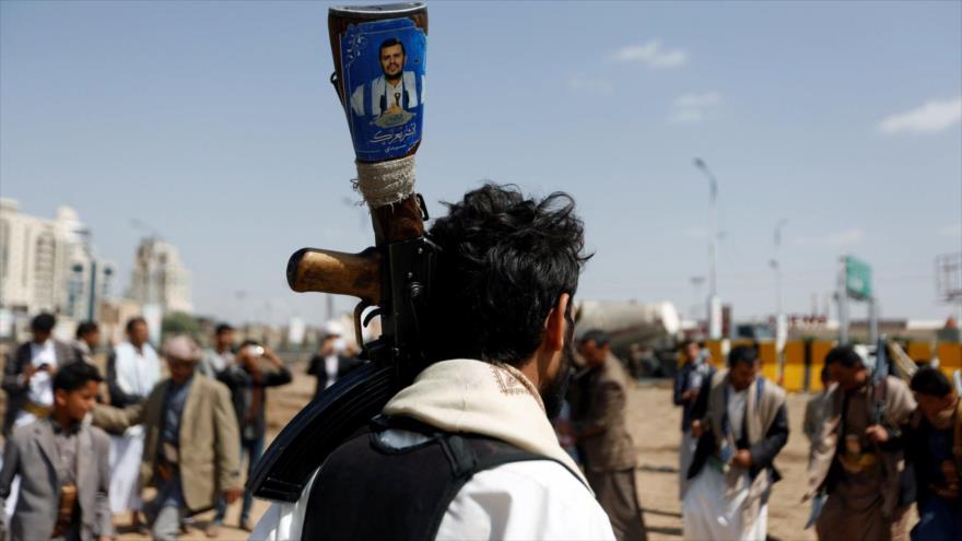 Miembros del movimiento popular yemení Ansarolá en la ciudad capitalina de Saná, 9 de septiembre de 2018. (Foto: Reuters)