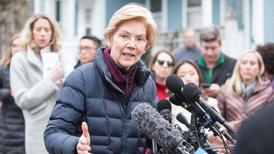 Demócrata Warren da primer paso para ser rival de Trump en 2020