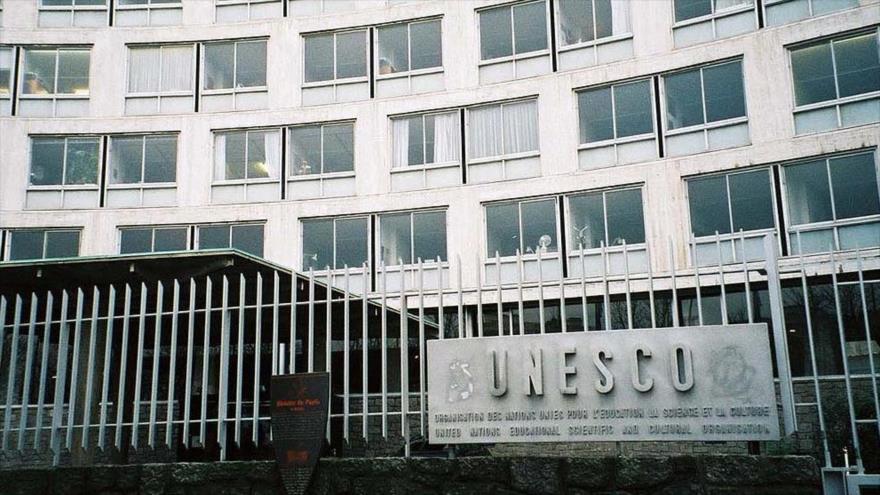 La sede de la Organización de las Naciones Unidas para la Educación, la Ciencia y la Cultura (Unesco) en París, capital de Francia.