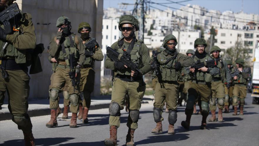 Fuerzas del régimen de Israel en la ocupada Cisjordania, 15 de diciembre de 2018. (Foto: AFP)