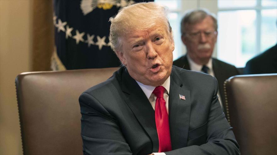 El presidente de EE.UU., Donald Trump, en una reunión del Gabinete en la Casa Blanca, Washington D.C., 2 de enero de 2018. (Foto: AFP)