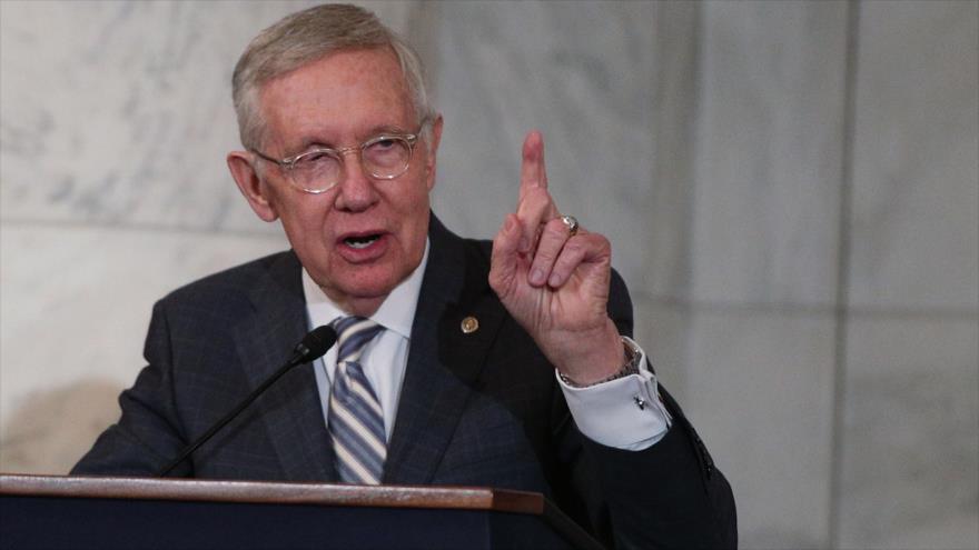 El exlíder del Partido Demócrata en el Senado estadounidense, Harry Reid.