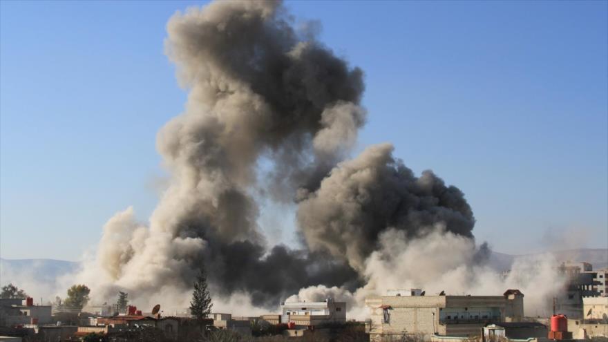 11 civiles sirios mueren en bombardeo de coalición de EEUU | HISPANTV