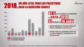 299 palestinos muertos por la brutal represión israelí en 2018