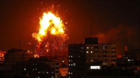 Helicópteros israelíes lanzan bombardeos contra Franja de Gaza 