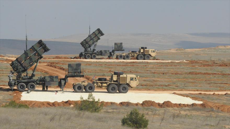 Sistemas de misiles antiaéreos Patriot, de fabricación estadounidense.