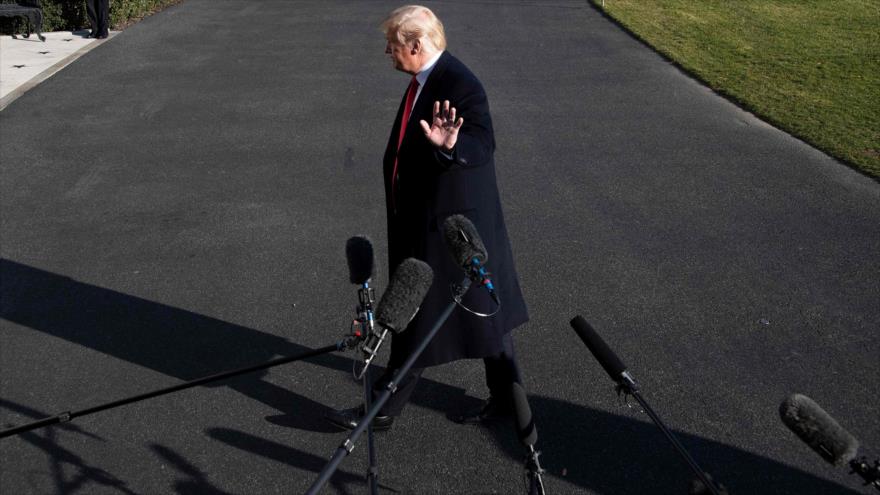 El presidente de EE.UU., Donald Trump, habla ante la prensa en la Casa Blanca, Washington D.C., EE.UU., 6 de enero de 2019. (Foto: AFP)