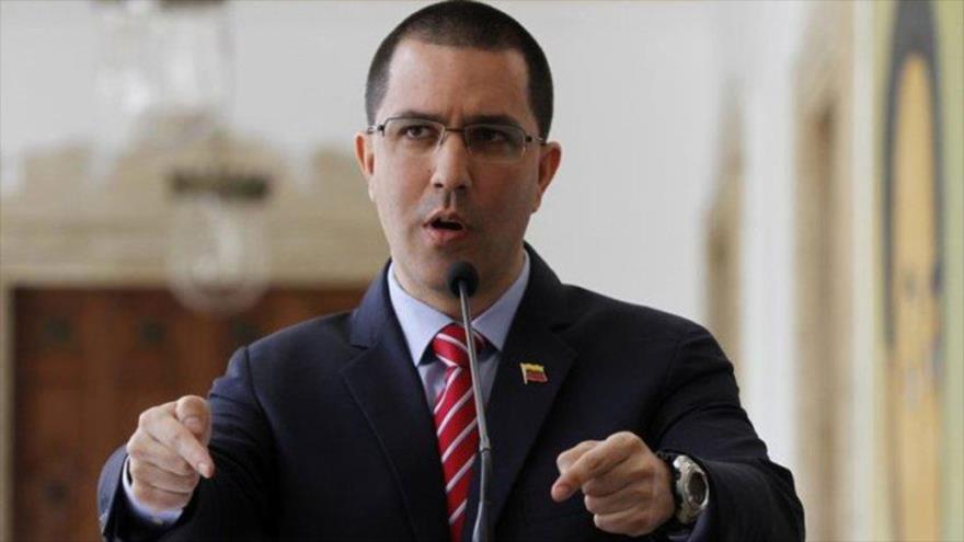 El ministro de Asuntos Exteriores de Venezuela, Jorge Arreaza.