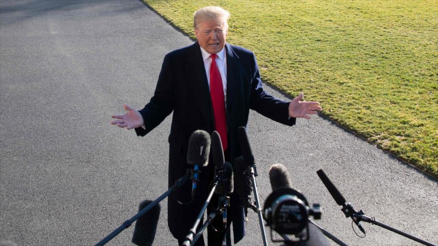 El presidente de EE.UU., Donald Trump, habla ante los periodistas en la Casa Blanca, Washington D.C. (EE.UU.), 6 de enero de 2019. (Foto: AFP)