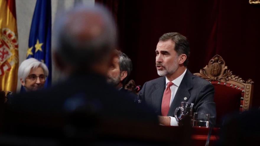 El rey de España pide respetar las resoluciones del Poder Judicial