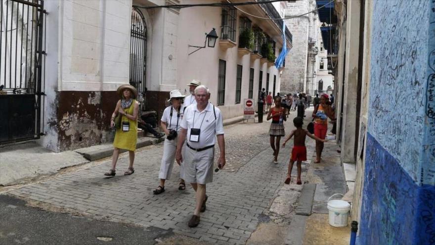 Turistas estadounidenses en Cuba.