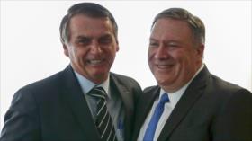 Legisladores de EEUU critican a Pompeo por elogiar a Bolsonaro