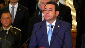 La prioridad de Jimmy Morales es disolver la CICIG