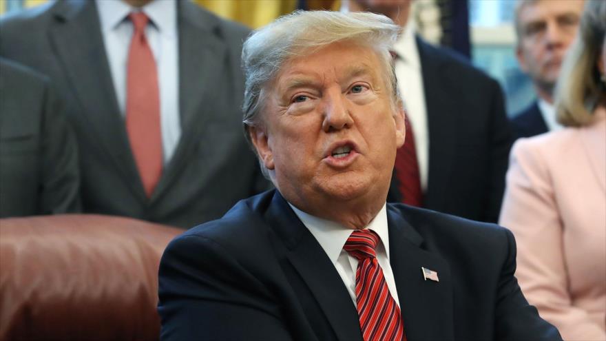 El presidente de EE.UU., Donald Trump, durante una reunión en la Casa Blanca, en Washington, 9 de enero de 2019. (Foto: AFP)