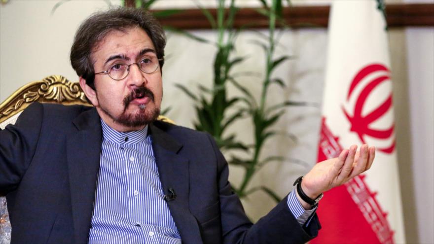 El portavoz de la Cancillería de Irán, Bahram Qasemi, 2 de octubre de 2018. (Fuente: AFP).
