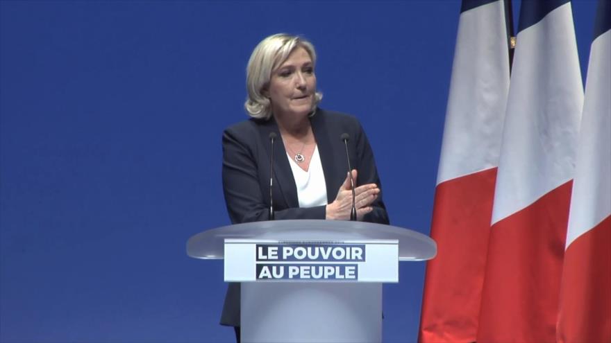 Marine Le Pen presenta su lista para Parlamento Europeo
