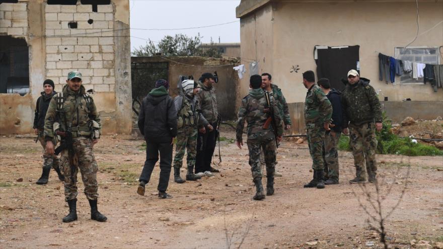 Fuerzas sirias en la ciudad norteña de Manbij, 30 de diciembre de 2018. (Fuente: AFP)