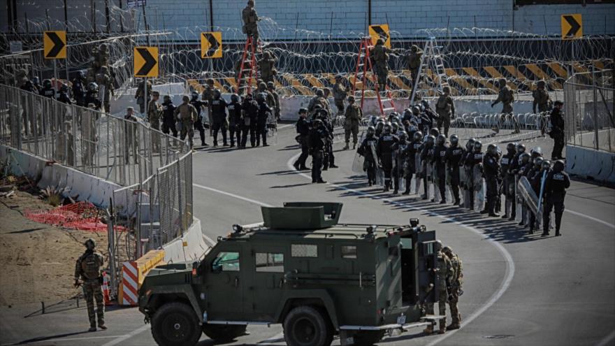 EEUU fortalece la frontera con México con apoyo militar adicional | HISPANTV