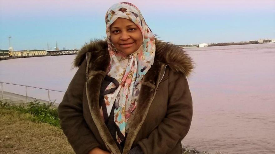 Marzie Hashemi, presentadora de la cadena de noticias Press TV.
