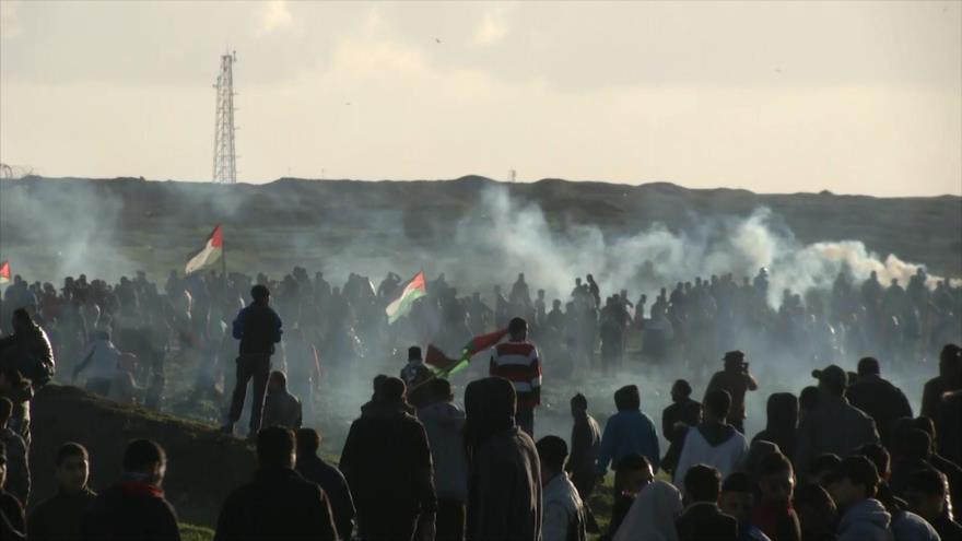 Represión israelí deja 14 palestinos heridos en Franja de Gaza