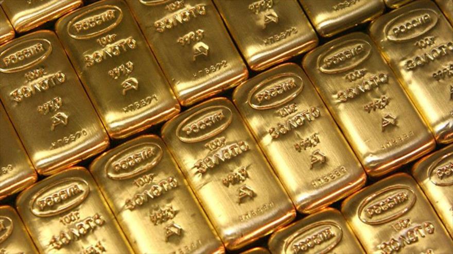 Lingotes de oro.