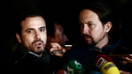 Podemos e IU repudian “intento de golpe de Estado” en Venezuela