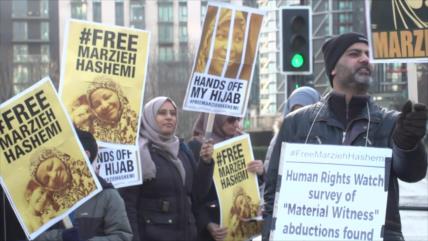 Londres clama justicia por Marzie Hashemi