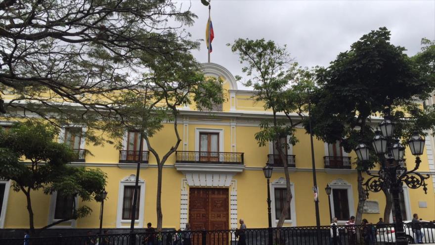 Sede de la Cancillería de Venezuela en Caracas, la capital.