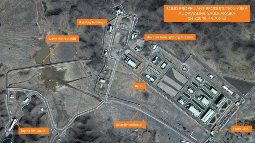Fotos satelitales muestran programa balístico de Arabia Saudí | HISPANTV
