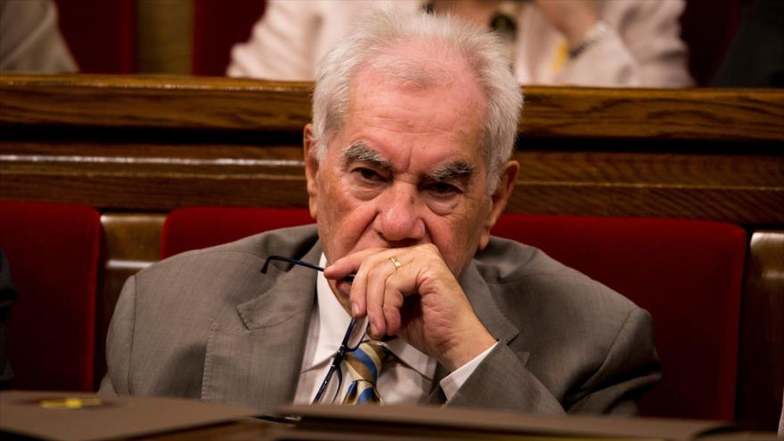 El dirigente de la catalana Izquierda Republicana, Ernest Maragall, en una sesión parlamentaria en Barcelona, Cataluña, 6 de junio de 2018. (Foto: AFP)
