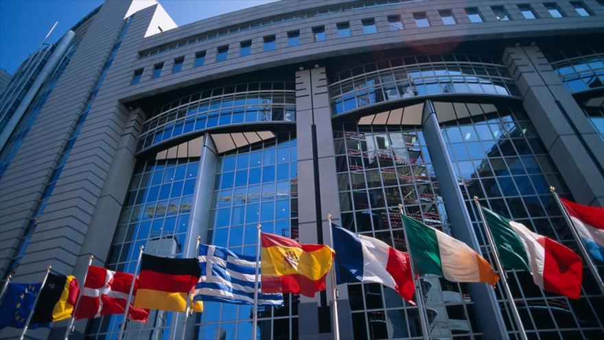 Sede de la Unión Europea (UE) en Bruselas, la capital de Bélgica.
