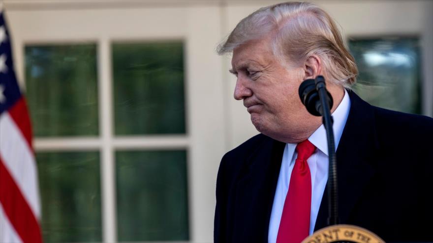 El presidente de EE.UU., Donald Trump, en la Casa Blanca, Washington, 25 de enero de 2019. (Fuente: AFP)