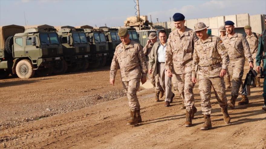 Rey Felipe VI realiza visita sorpresa a tropas españolas en Irak