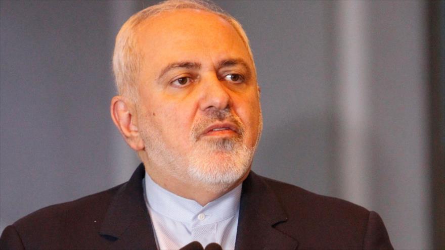 El canciller de Irán, Mohamad Yavad Zarif, en una rueda de prensa en Bagdad, capital iraquí, 13 de enero de 2019. (Foto: AFP)