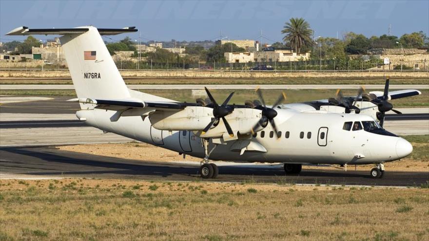 Avión de reconocimiento EO-5C del Ejército estadounidense.