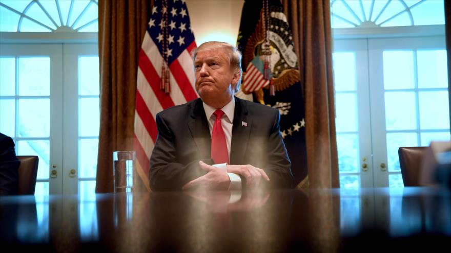 El presidente de EE.UU., Donald Trump, en una reunión oficial en la Casa Blanca, en Washington, EE.UU., 1 de febrero de 2019. (Foto: AFP)