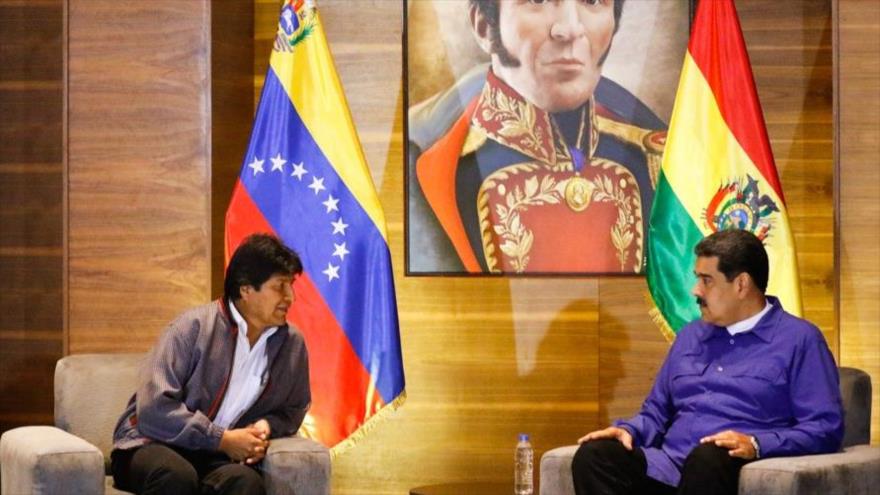 Morales apoya a Maduro ante el golpismo intervencionista de EEUU | HISPANTV