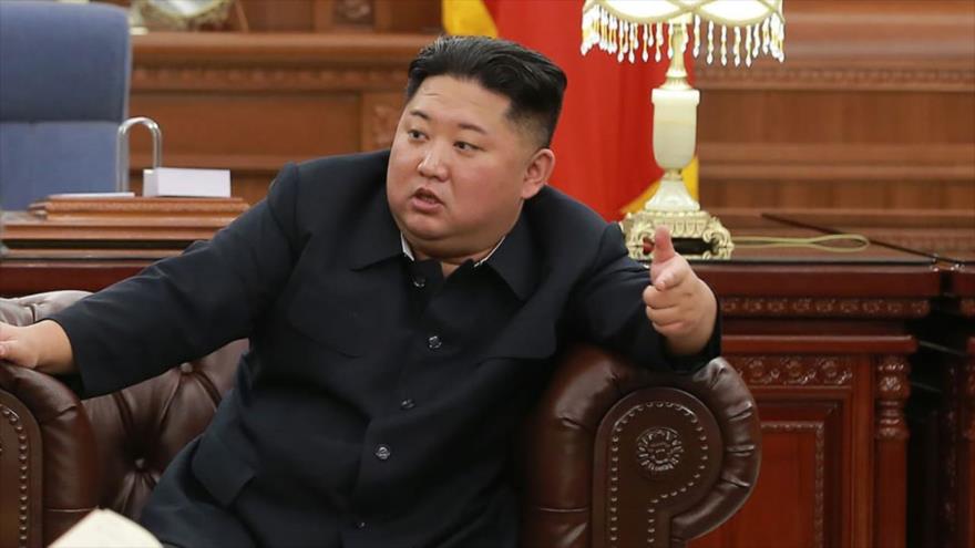 El líder norcoreano, Kim Jong-un, en una reunión en Corea del Norte, 23 de enero de 2019. (Foto: KCNA)