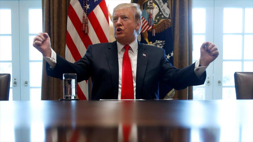 El presidente de EE.UU., Donald Trump, en una reunión en la Casa Blanca, Washington D.C., 1 de febrero de 2019. (Foto: Reuters)