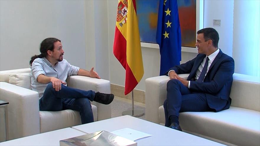 Podemos acusa a Sánchez de abrir puertas a una guerra en Venezuela