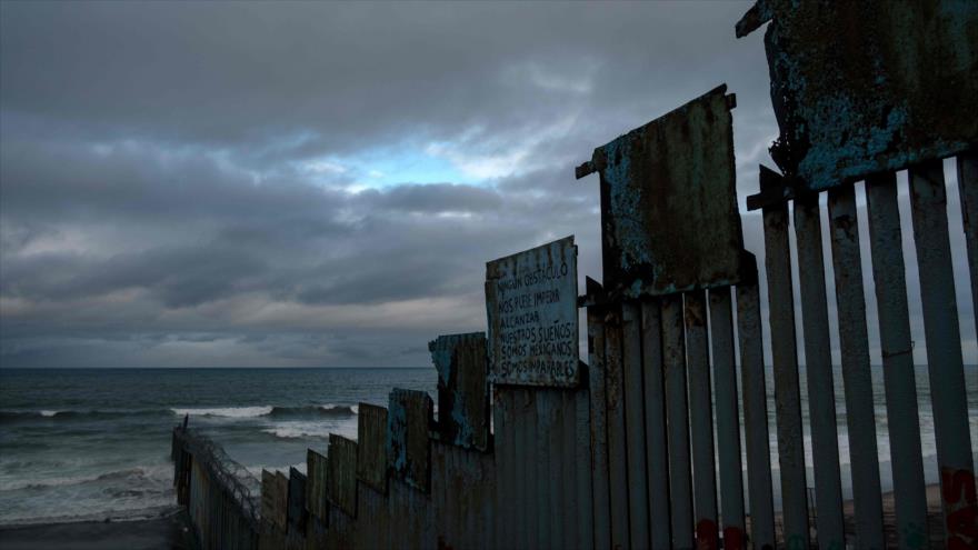 La valla fronteriza entre México y Estados Unidos en Tijuana, estado de Baja California, México, 5 de febrero de 2019. (Foto: AFP)