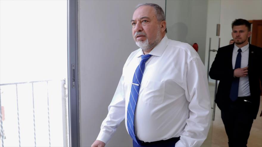 El exministro de asuntos militares de Israel Avigdor Lieberman, Tel Aviv, 20 de enero de 2019. (Foto: AFP)