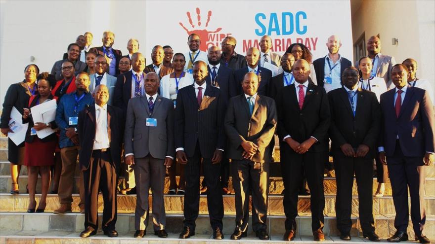 Los miembros de la Comunidad para el Desarrollo de África Meridional (SADC, por sus siglas en inglés) durante una reunión.