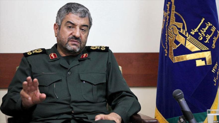 El comandante en jefe del Cuerpo de Guardianes de la Revolución Islámica (CGRI) de Irán, el general de división Mohamad Ali Yafari.