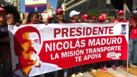Marcha multitudinaria en Venezuela contra la injerencia de EEUU