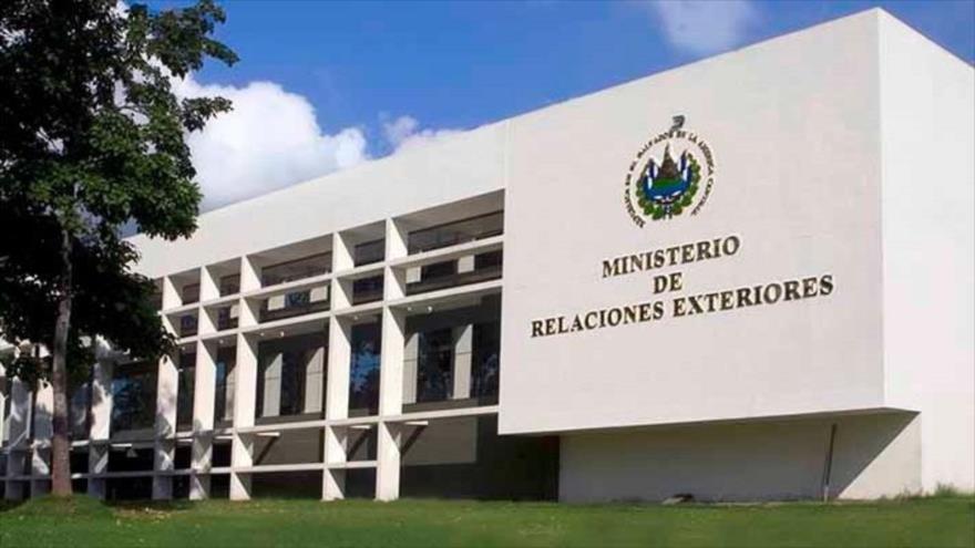La oficina del Ministerio de Exteriores de El Salvador, en San Salvador, la capital.